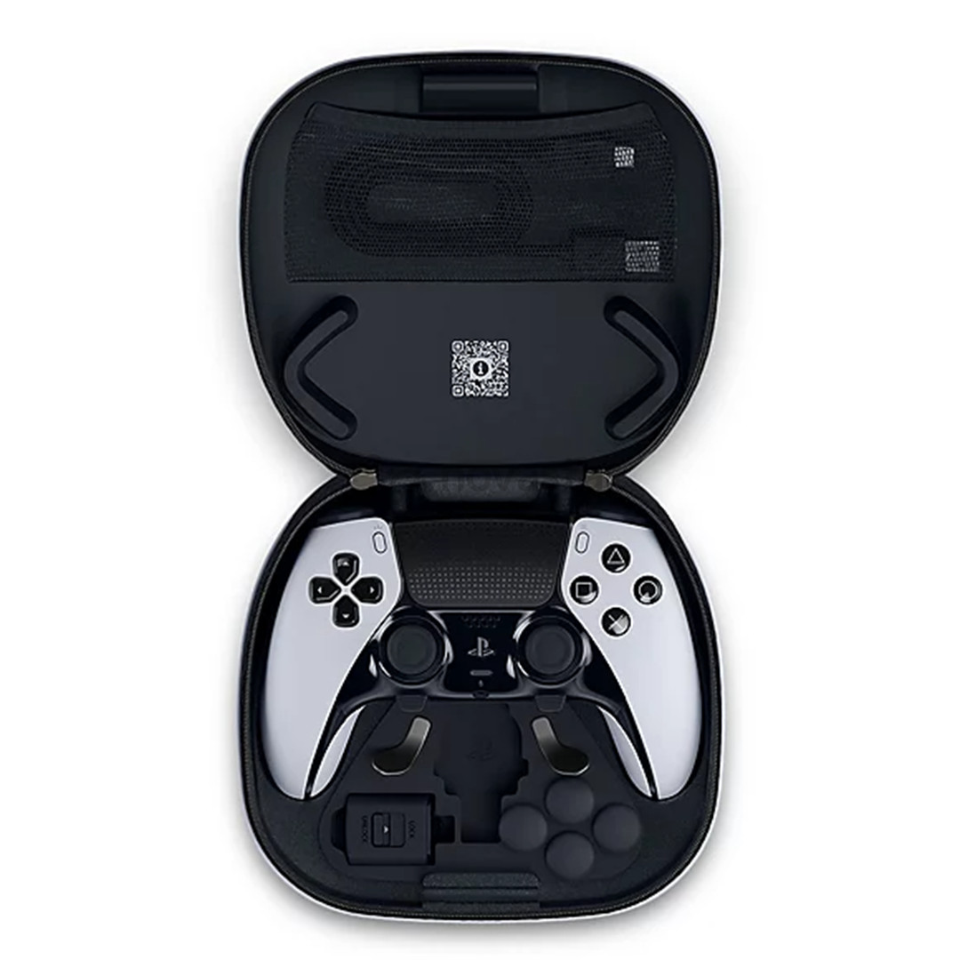 Sony DualSense Edge, PlayStation 5, baltas - Belaidis žaidimų pultelis