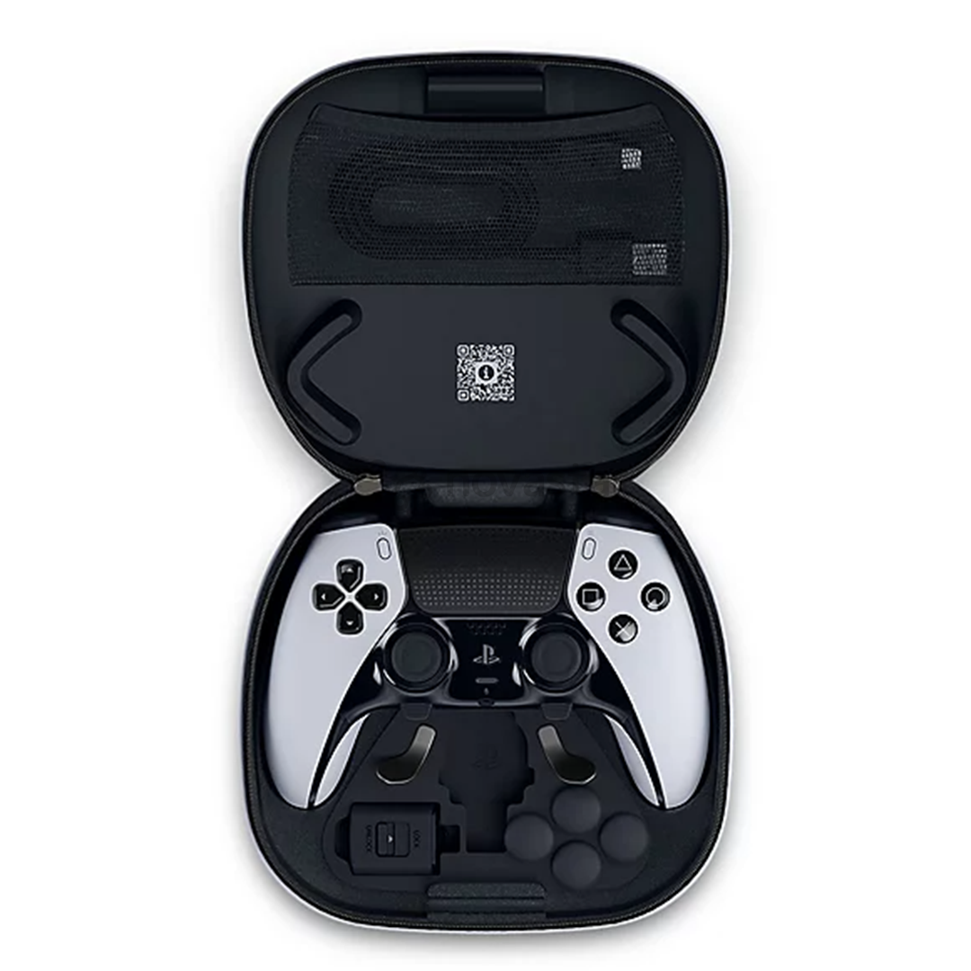 Sony DualSense Edge, PlayStation 5, baltas - Belaidis žaidimų pultelis