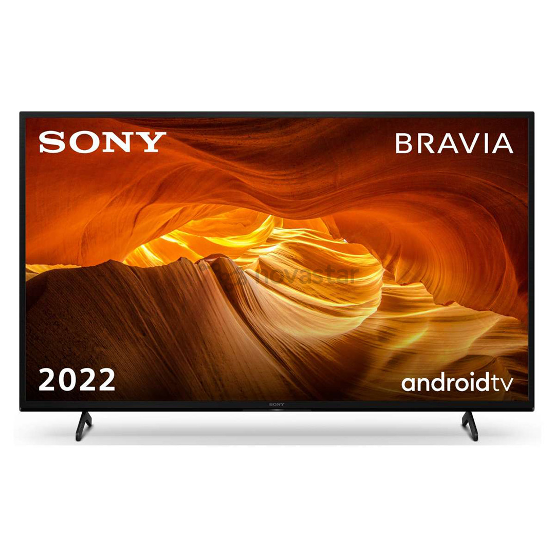 Sony X72K, 43", 4K UHD, LED LCD, feet stand, black - TV