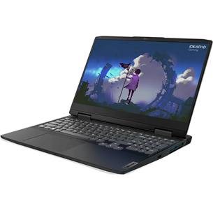 Nešiojamas kompiuteris Lenovo IdeaPad Gaming 3 15IAH7, 15.6'' 120 Hz, i5, 8 GB, 512 GB, RTX3050, W11H, grey 82S900M6LT