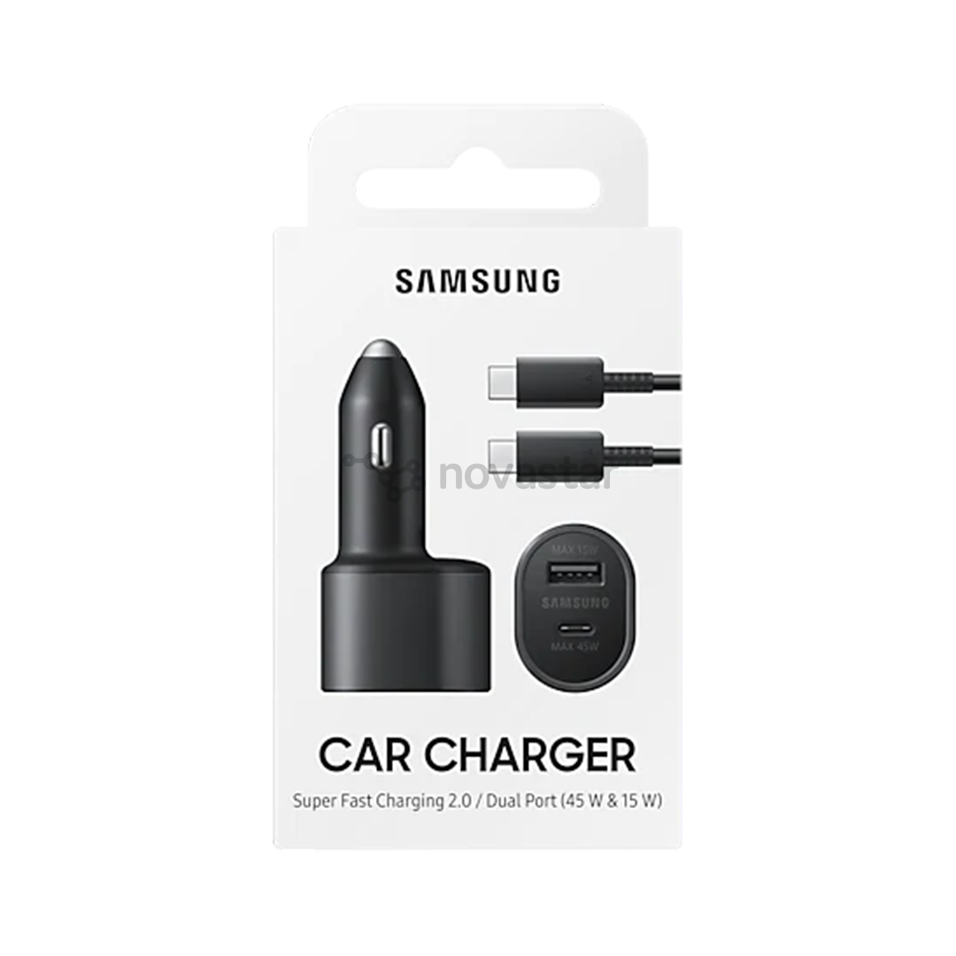 Automobilinis pakrovėjas Samsung USB-C, 45W, Juodas