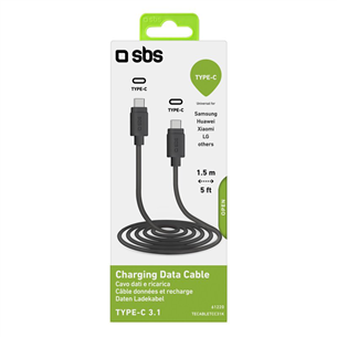 Laidas SBS USB-C-->USB-C 3.1, 1.5 m