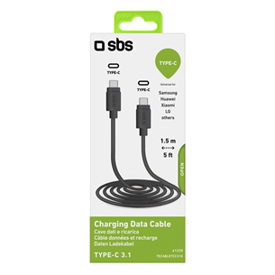 Кабель USB-C - USB-C 3.1 SBS (1,5 м)