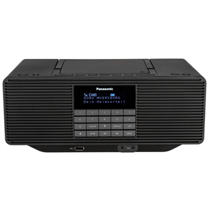 Panasonic RX-D70BT, FM, DAB+, USB, Bluetooth, AUX, black - Portable boombox