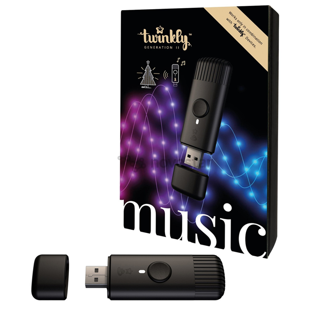 Twinkly Music, black - USB Music Adapter