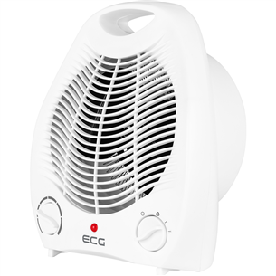 ECG, 2000 W, white - Fan heater