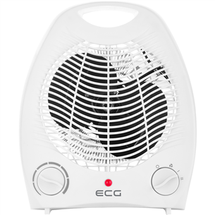 ECG, 2000 W, white - Fan heater