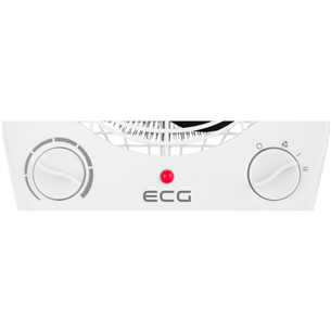 ECG, 2000 W, white - Fan heater