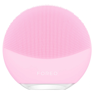 Elektrinis veido odos šepetėlis Foreo Luna mini 3, light pink LUNA3MINIPINK