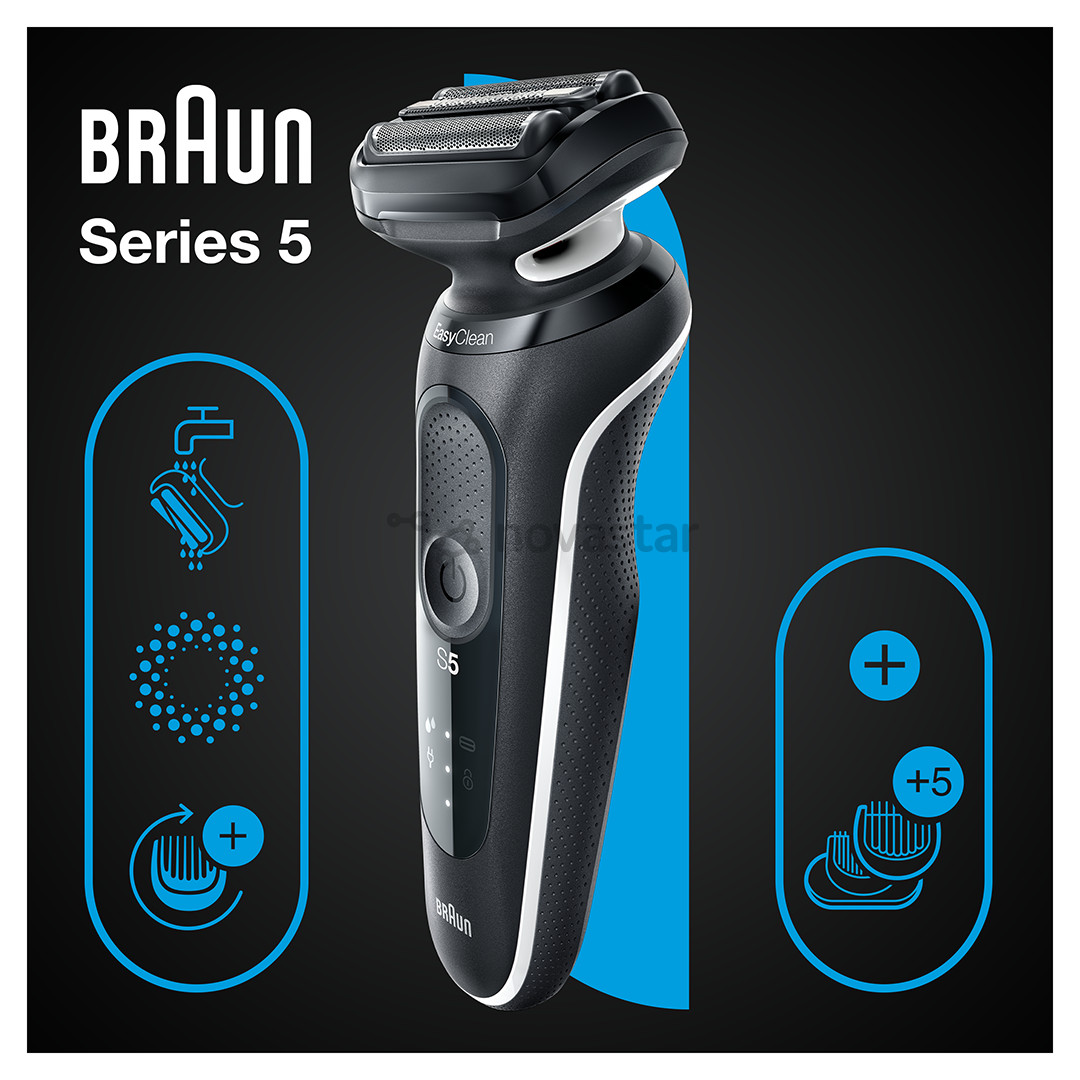 Braun Series 5, Wet & Dry, черный - Бритва