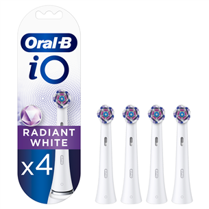 Dantų šepetėlių antgaliai Braun Oral-B iO Radiant White, 4 vnt. IOWW-4WHITE