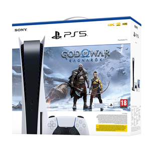 Konsolė Sony PlayStation 5 (Blu-ray) +God of War Ragnarök 711719450696