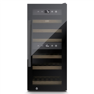Caso WineExclusive 24 Smart, 24 buteliai, aukštis 88 cm, juodas - Gėrimų šaldytuvas 00718
