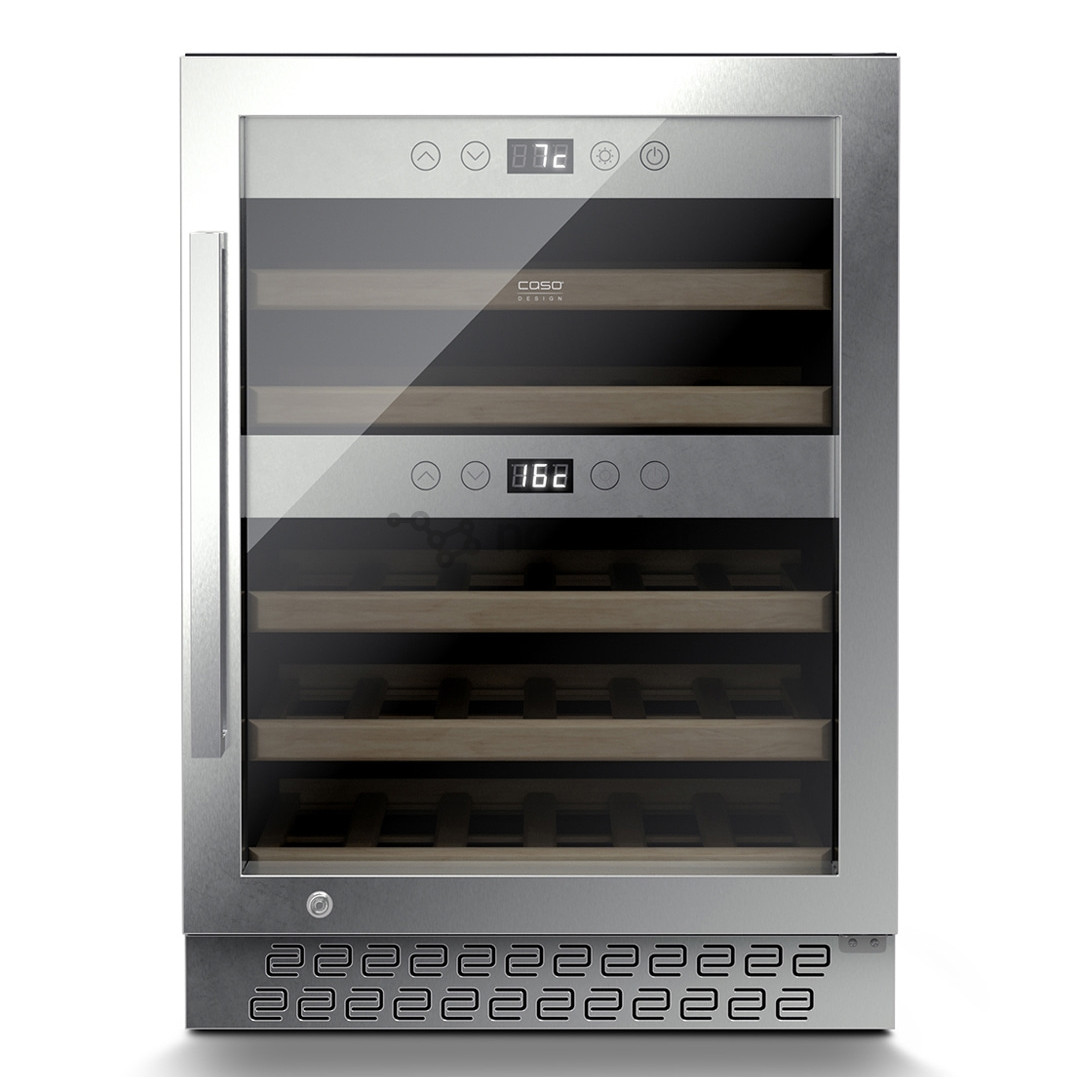 Caso WineChef Pro 40, 40 bottles, height 83 cm, stainless steel - Wine Cooler