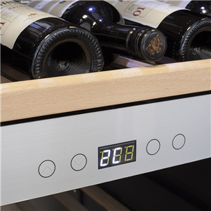 Caso WineChef Pro 40, 40 butelių, aukštis 83 cm, nerūdijančio plieno - Vyno šaldytuvas
