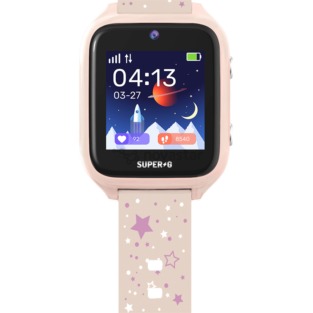 Super-G Active Pro, 4G, rožinis - Išmanusis laikrodis vaikams
