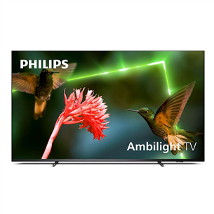 Philips PML9507, 55'', 4K UHD, Mini LED, боковые ножки, серый - Телевизор
