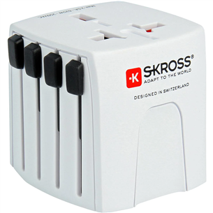 Skross MUV Micro, белый - Адаптер для путешествий