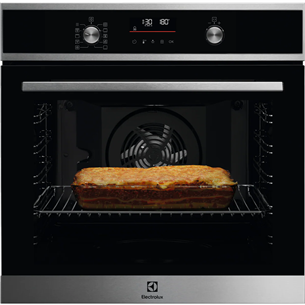 Electrolux SurroundCook 600, pyrolytic cleaning, 45 pre set programs, 72 L, stainless steel - Built-in Oven