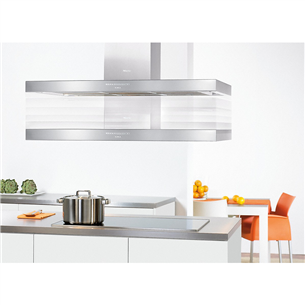 Miele, 675 m³/h width 119.8 cm, inox - Island Cooker Hood