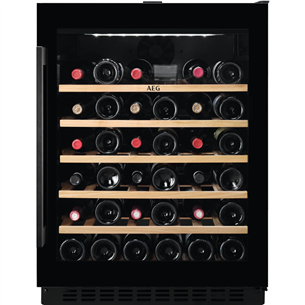 AEG 5000 Series, capacity: 52 bottles, height 82 cm, black - Built-in Wine Cooler