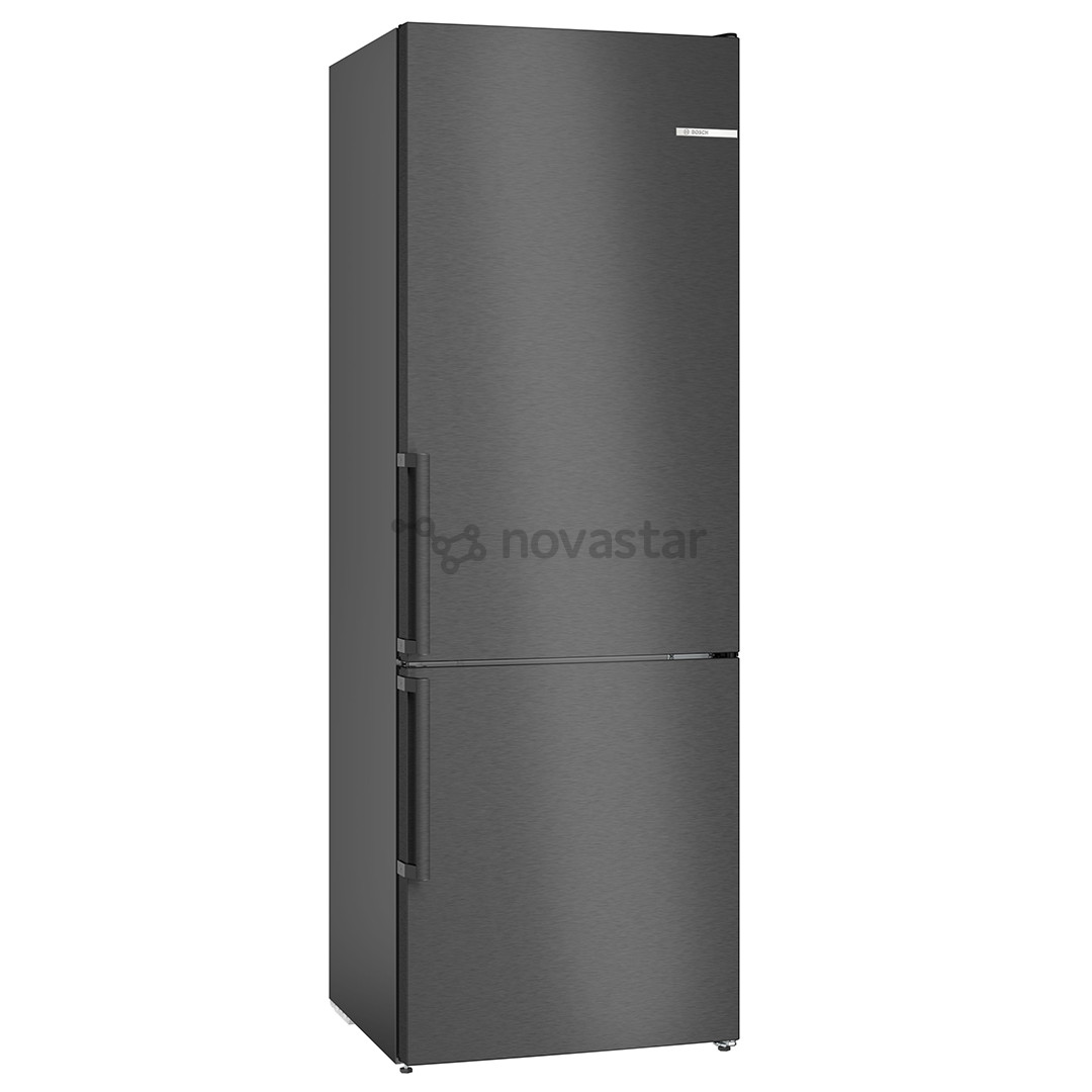 Bosch, NoFrost, 440 л, высота 203 см, черный - Холодильник