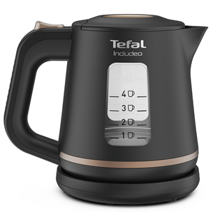 Tefal Includeo, 2400 Вт, 1 л, черный - Чайник KI533811