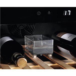 Electrolux 500, 20 бутылок, высота 82 см, черный - Интегрируемый винный шкаф