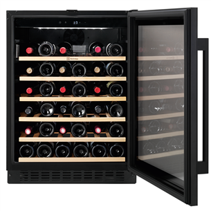 Electrolux 500, 52 bottles, height 82 cm, black - Built-in Wine Cooler