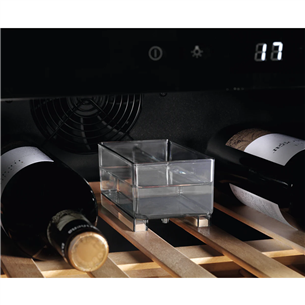 Electrolux 500, 52 бутылки, высота 82 см, черный - Интегрируемый винный шкаф