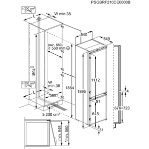 Įmontuojamas šaldytuvas Electrolux ENS8TE19S