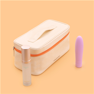 Smile Makers The Billionaire, purple - Personal massager + lubricant + case