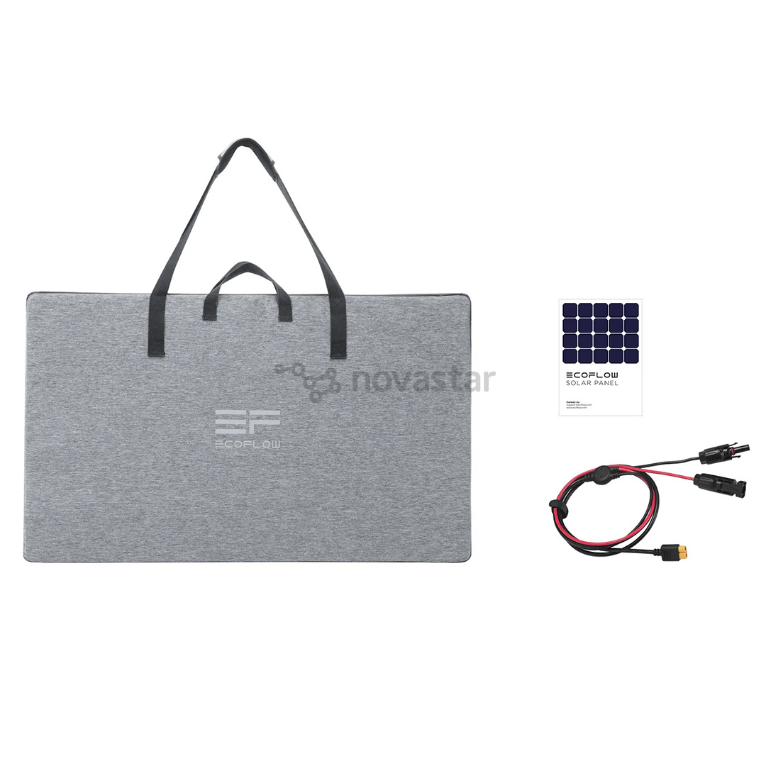 Saulės elementas maitinimo šaltiniui EcoFlow Solar Panel, 400W, black