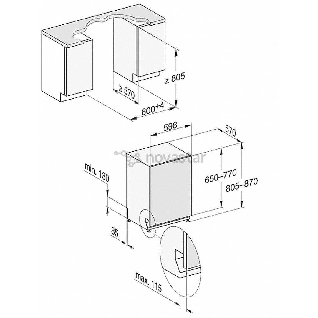 Indaplovė Miele G7690SCVI