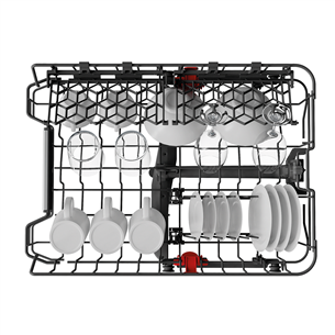 Whirlpool, 10 комплектов посуды, нерж. сталь - Отдельностоящая посудомоечная машина