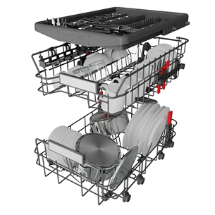 Indaplovė Whirlpool WSFO3O34PFX