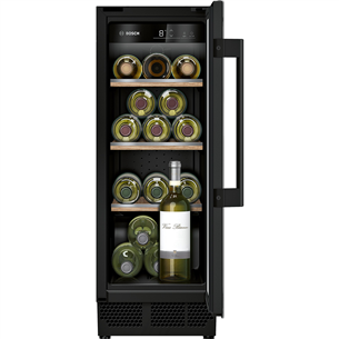 Įmontuojamas vyno šaldytuvas KUW20VHF0 Bosch, talpa 21 butelis, 82cm KUW20VHF0