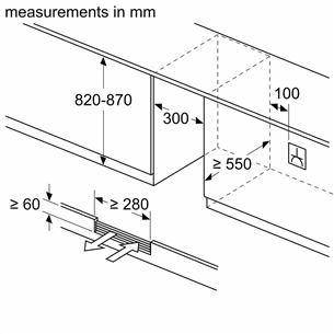 Įmontuojamas vyno šaldytuvas KUW20VHF0 Bosch, talpa 21 butelis, 82cm