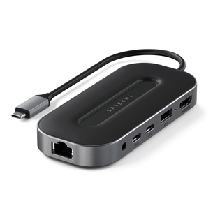 Satechi USB-4 Multiport + 2.5G Ethernet, dark gray - USB hub