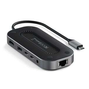 Satechi USB-4 Multiport + 2.5G Ethernet, темно-серый - USB-хаб
