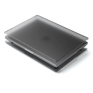 Nešiojamo kompiuterio dėklas Satechi Eco-Hardshell Case, 16", space gray ST-MBP16DR