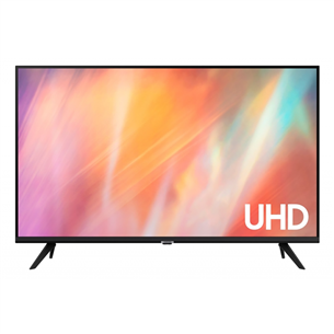 Samsung AU7092, 65'', Ultra HD, LED LCD, feet stand, black - TV