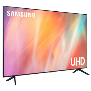 Samsung AU7092, 43'', 4K UHD, LED LCD, боковые ножки, черный - Телевизор