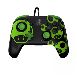 PDP, Nintendo Switch, 1Up Glow in the Dark REMATCH Controller - Gamepad