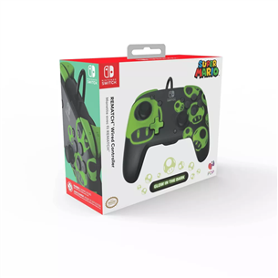 Žaidimų pultelis PDP, Nintendo Switch, 1Up Glow in the Dark REMATCH Controller