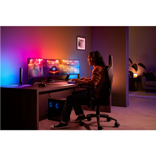 LED juosta Philips Hue Play Gradient PC Lightstrip, 3x 24''-27'' + Bridge, black/white