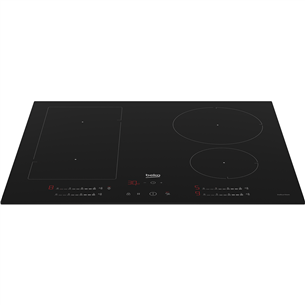 Beko, Beyond, width 59 cm, frameless, black - Built-in Induction Hob