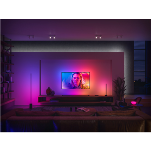 Šviestuvas Philips Hue Signe Gradient floor, Juodas