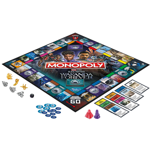 Stalo žaidimas  Hasbro Monopoly: Black Panther Wakanda Forever