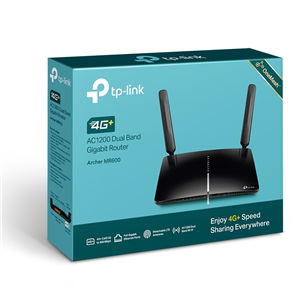 Maršrutižatorius TP-Link Archer MR600, 4G+ Cat6 AC1200